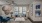 a living room with a couch and a fan
