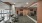 a room with treadmills and a large window