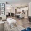 open concept living areas